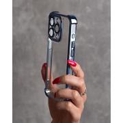 Пластиковый чехол FRAME CORNER для iPhone 13 Pro Max синий