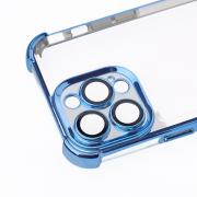 Пластиковый чехол FRAME CORNER для iPhone 13 Pro Max синий