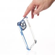 Пластиковый чехол FRAME CORNER для iPhone 13 Pro Max синий