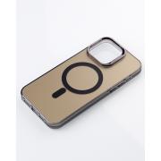 Полиуритановый чехол IMD Colors с поддержкой MagSafe для iPhone 11 Pro Max черный