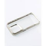 Пластиковый чехол NEWZONE для iPhone 14 Pro Max серебряный