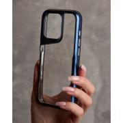 Пластиковый чехол NEWZONE для iPhone 15 Pro Max синий