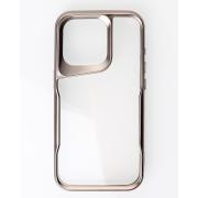 Пластиковый чехол NEWZONE для iPhone 15 Pro Max золотой