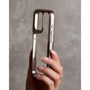 Пластиковый чехол NEWZONE для iPhone 15 Pro Max золотой