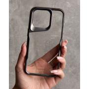 Пластиковый чехол NEWZONE для iPhone 15 Pro Max черный