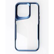 Пластиковый чехол NEWZONE для iPhone 15 Pro Max синий