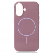 Поликарбонатный чехол Slim Ring с поддержкой MagSafe для iPhone 16 Plus deep purple
