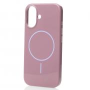 Поликарбонатный чехол Slim Ring с поддержкой MagSafe для iPhone 16 Plus deep purple