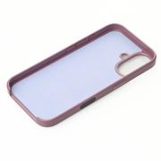 Поликарбонатный чехол Slim Ring с поддержкой MagSafe для iPhone 16 deep purple