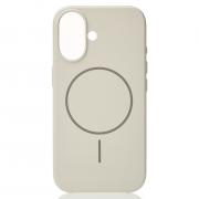 Поликарбонатный чехол Slim Ring с поддержкой MagSafe для iPhone 16 Plus natural titanium