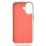 Поликарбонатный чехол Slim Ring с поддержкой MagSafe для iPhone 16 Plus natural titanium