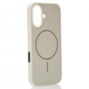 Поликарбонатный чехол Slim Ring с поддержкой MagSafe для iPhone 16 Plus natural titanium