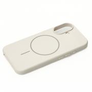 Поликарбонатный чехол Slim Ring с поддержкой MagSafe для iPhone 16 Plus natural titanium