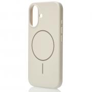 Поликарбонатный чехол Slim Ring с поддержкой MagSafe для iPhone 16 natural titanium