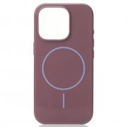 Поликарбонатный чехол Slim Ring с поддержкой MagSafe для iPhone 16 Pro deep purple