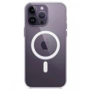 Силиконовый чехол MagSafe CLEAR для iPhone 16 Pro прозрачный