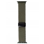 Ремешок для Apple Watch "Nylon Braided Magnetic" 42/44/45/46/49 мм khaki
