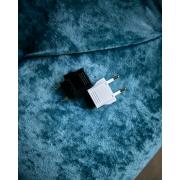 Сетевой переходник Евро белый