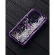 Силиконовый чехол AQUARIUM для iPhone 13 Pro фиолетовый