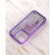 Силиконовый чехол AQUARIUM для iPhone 13 Pro фиолетовый