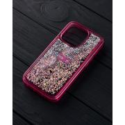 Силиконовый чехол AQUARIUM для iPhone 13 розовый