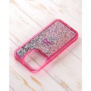 Силиконовый чехол AQUARIUM для iPhone 13 розовый
