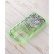 Силиконовый чехол AQUARIUM для iPhone 13 зеленый