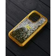 Силиконовый чехол AQUARIUM для iPhone 13 желтый
