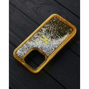 Силиконовый чехол AQUARIUM для iPhone 13 желтый