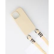 Силиконовый чехол CORD для iPhone 15 бежевый