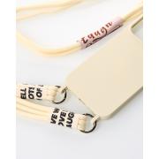 Силиконовый чехол CORD для iPhone 15 бежевый