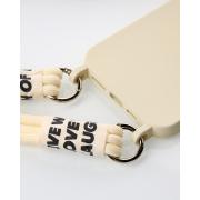 Силиконовый чехол CORD для iPhone 15 бежевый