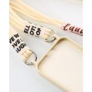 Силиконовый чехол CORD для iPhone 15 бежевый