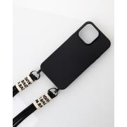 Силиконовый чехол CORD для iPhone 15 черный