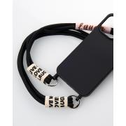 Силиконовый чехол CORD для iPhone 15 черный