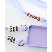 Силиконовый чехол CORD для iPhone 15 фиалковый