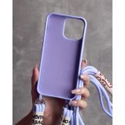 Силиконовый чехол CORD для iPhone 15 фиалковый