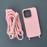 Силиконовый чехол CORD для iPhone 15 розовый