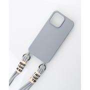 Силиконовый чехол CORD для iPhone 15 серый