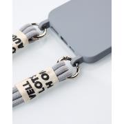 Силиконовый чехол CORD для iPhone 15 серый