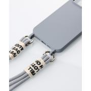 Силиконовый чехол CORD для iPhone 15 серый