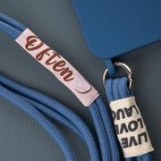 Силиконовый чехол CORD для iPhone 15 синий