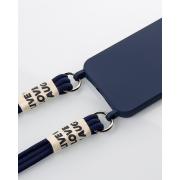 Силиконовый чехол CORD для iPhone 15 темно-синий