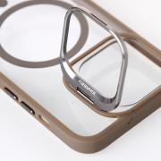 Силиконовый чехол MagSafe CAMERA GLASS PROTECTION для iPhone 14 серый