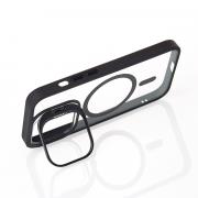 Силиконовый чехол MagSafe CAMERA GLASS PROTECTION для iPhone 14 черный