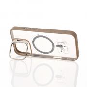 Силиконовый чехол MagSafe CAMERA GLASS PROTECTION для iPhone 16 серый