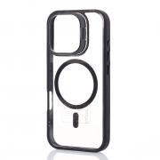 Силиконовый чехол MagSafe CAMERA GLASS PROTECTION для iPhone 16 черный