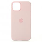 Силиконовый чехол Lux Colors с поддержкой MagSafe для iPhone 13 Pro Max Chalk Pink
