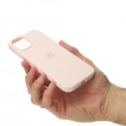 Силиконовый чехол Lux Colors с поддержкой MagSafe для iPhone 13 Pro Max Chalk Pink