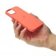 Силиконовый чехол Lux Colors с поддержкой MagSafe для iPhone 13 Pro Max Nectarine